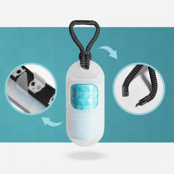 Zeedog dispensador bolsas higiénicas transparentes Lobitos&Co