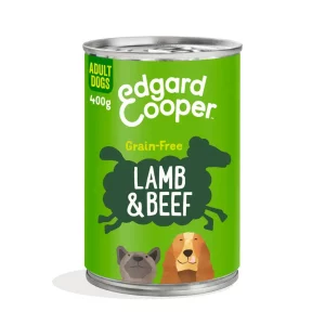 Lata de comida húmeda para perros con cordero y ternera sin cereales | Edgard & Cooper LOBITOS