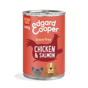 Lata de comida para perros de pollo y salmón | Edgard & Cooper LOBITOS
