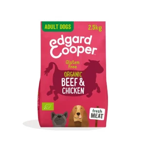 Pienso de ternera y pollo ecológico para perros | Edgard & Cooper