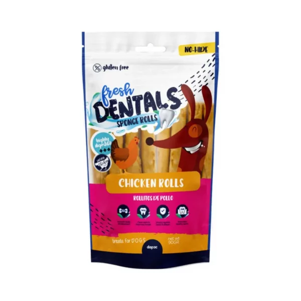 FreshDentals Sponge Rolls Chicken 90g LOBITOS