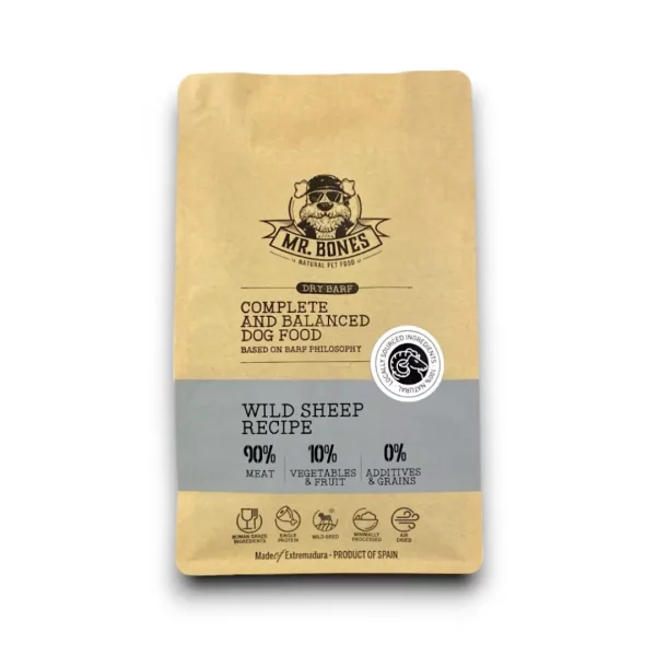 Mr.Bones DRY BARF Muflón 450g LOBITOS